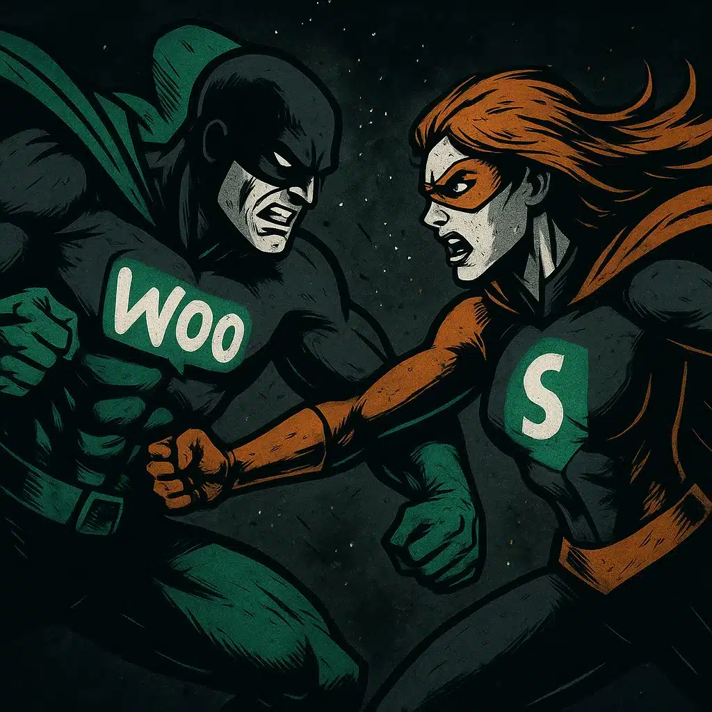 shopify vs woocommerce