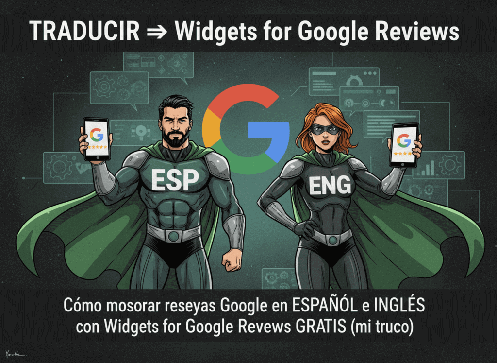como traducir reseñas google trustindex wordpress